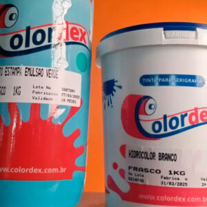 Hidrocolor Branco 900ml (Colordex) + Emulsão Verde 900ml (Colordex)