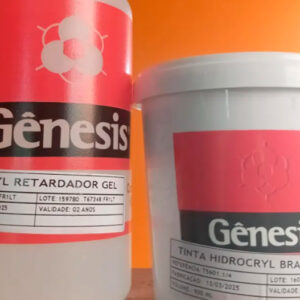 Tinta Branca Hidrocryl 900ml (Gênesis) + Retardador Gel Sericryl (Gênesis)